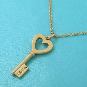 Tiffany Heart Key Necklace